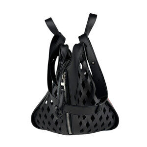 Loewe Leather Tulip Bag Shoulder Black Hammock